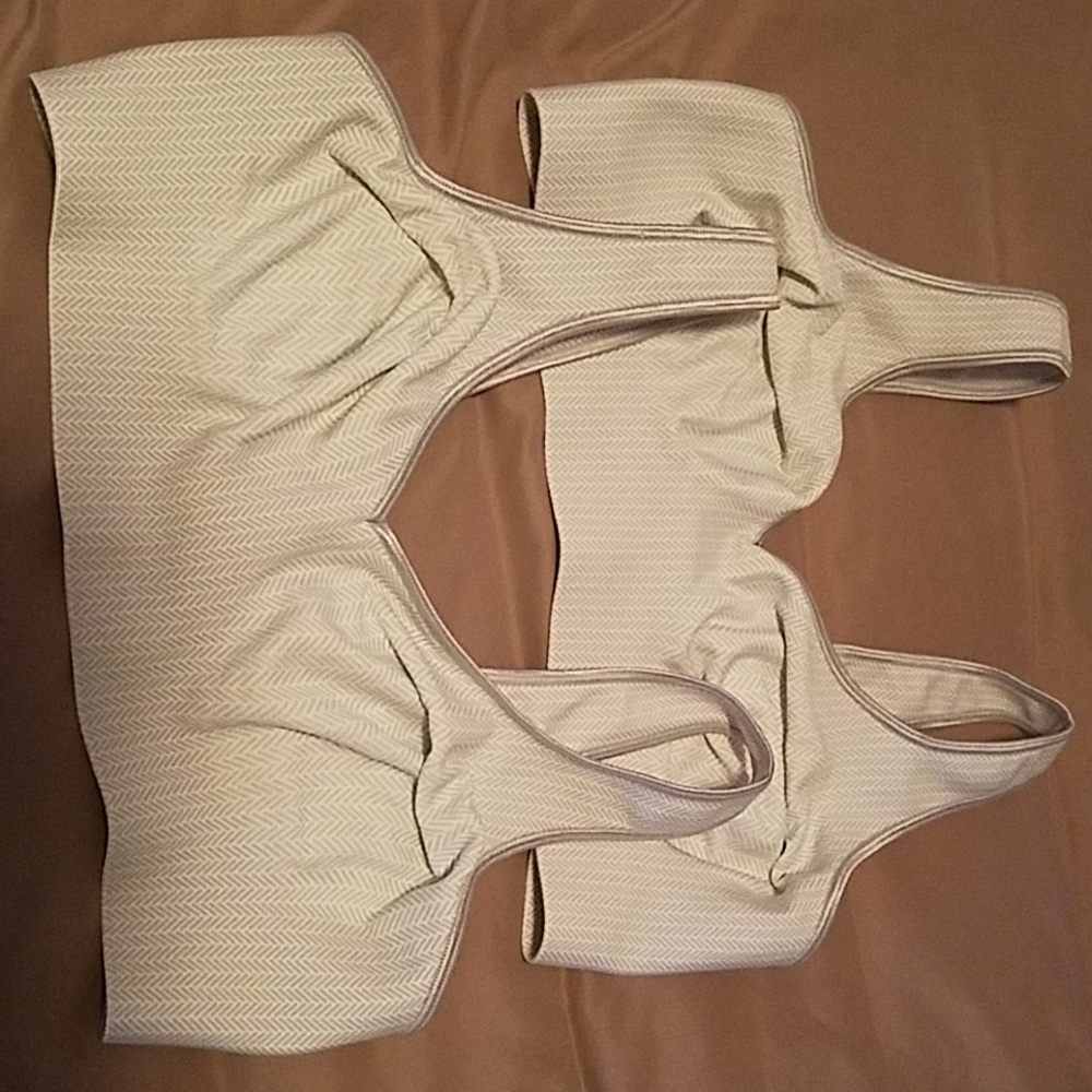 Two like new sports bras